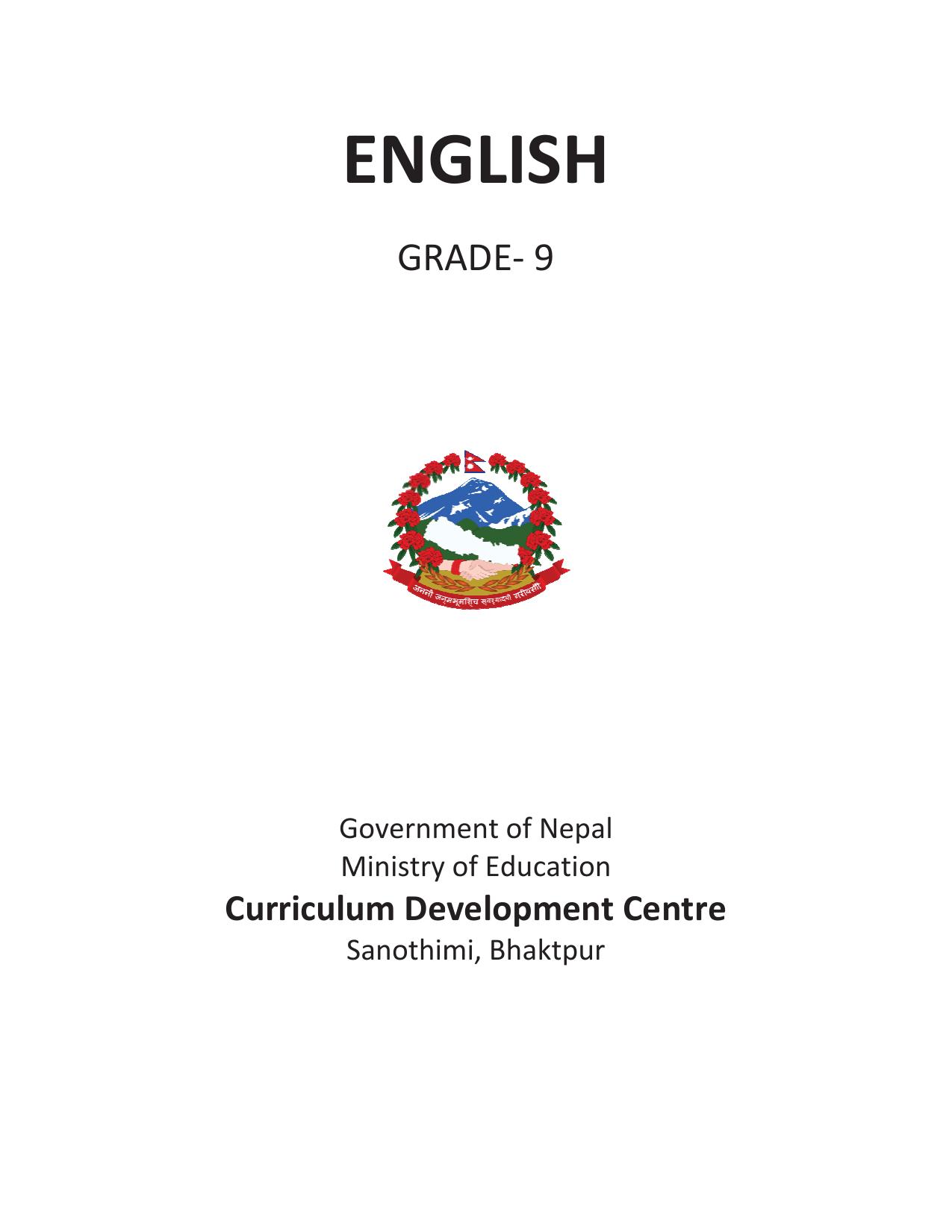 CDC 2017 - English Grade 9